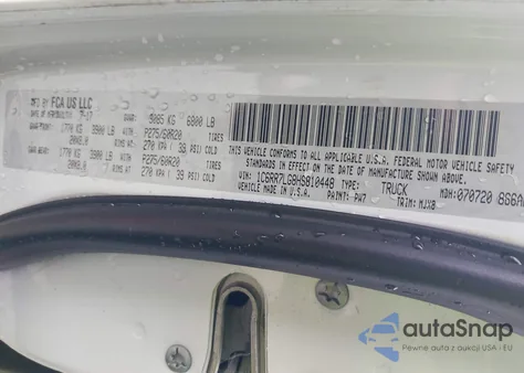 2017 Ram 1500 Big Horn 4X4 5'7 Box из США, поврежденный, VIN 1C6RR7LG8HS810448